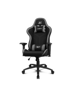 DRIFT DR110BGRAY silla para videojuegos Butaca para jugar Asiento acolchado Negro, Gris