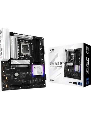 PLACA ASROCK B860 PRO RS,INTEL,1851,B860,4DDR5,256GB,1HDMI+1DP,4SATA3+2M.2,2.5GBLAN,8USB3.2+2USB TYPE-C,ATX