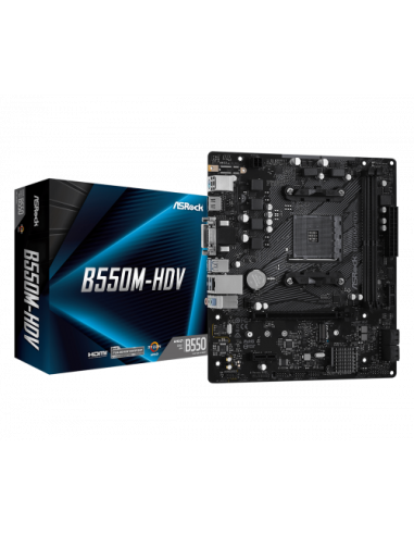 Asrock B550M-HDV AMD B550 Zócalo AM4 micro ATX