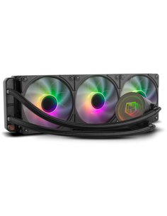 NOX NXHUMMERM360ARGB sistema de refrigeración para ordenador Procesador Sistema de refrigeración líquida todo en uno 12 cm Negro