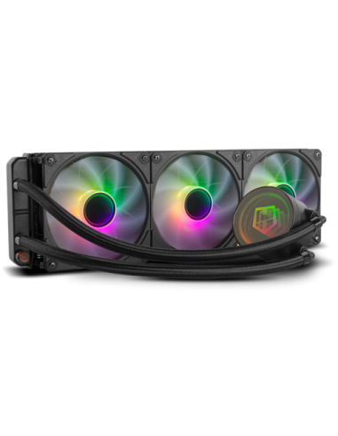 NOX NXHUMMERM360ARGB sistema de refrigeración para ordenador Procesador Sistema de refrigeración líquida todo en uno 12 cm Negro