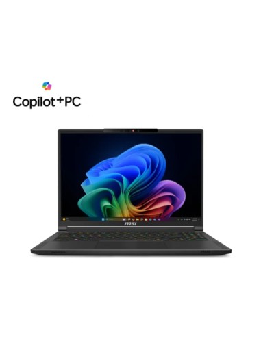 MSI PORTATIL STEALTH A16 AI+ A3XWIG-061ES. 16" (2560 X 1600) OLED, 240HZ. AMD RYZEN AI 9 HX 370. NVIDIA GEFORCE RTX 5080 , GDDR7