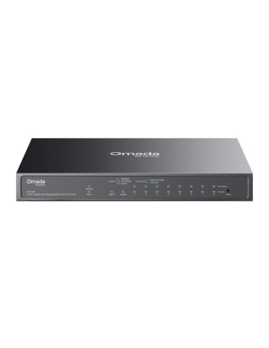 TP-LINK ES210GP SWITCH GIGABIT OMADA 10 PUERTOS EASY MANAGED CON 8 PUERTOS POE+