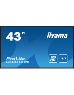 MONITOR IIYAMA 43" 1920X1080, IPS PANEL, 1% HAZE, LANDSCAPE MODE, SPEAKERS 2X 10W , VGA, 3X HDMI, 350CD/M², MEDIA PLAY USB PORT,