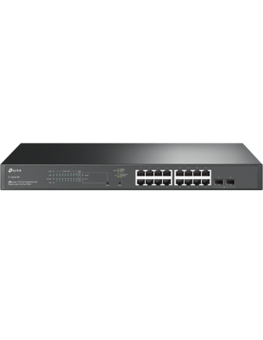 TP-Link TL-SG2218P switch L2/L2+ Gigabit Ethernet (10/100/1000) Energía sobre Ethernet (PoE) 1U Negro