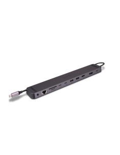 Lindy 43392 base para portátil y replicador de puertos Acoplamiento USB 3.2 Gen 1 (3.1 Gen 1) Type-C Antracita