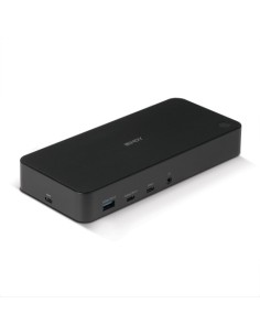 Lindy 43366 base para portátil y replicador de puertos Acoplamiento USB 3.2 Gen 2 (3.1 Gen 2) Type-C Negro