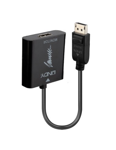 Lindy 41068 adaptador de cable de vídeo 1,5 m DisplayPort HDMI tipo A (Estándar) Negro
