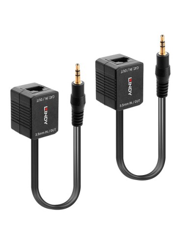 Lindy 70450 extensor audio/video Transmisor y receptor de señales AV Negro