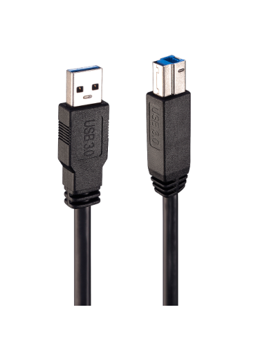 Lindy 43098 cable USB USB 3.2 Gen 1 (3.1 Gen 1) 10 m USB A USB B Negro