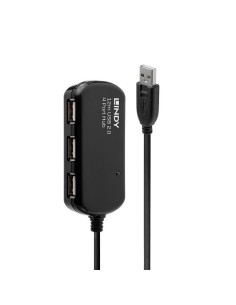 Lindy 42783 hub de interfaz 480 Mbit/s Negro