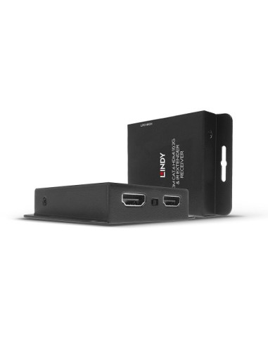 Lindy 38208 extensor audio/video Transmisor y receptor de señales AV Negro