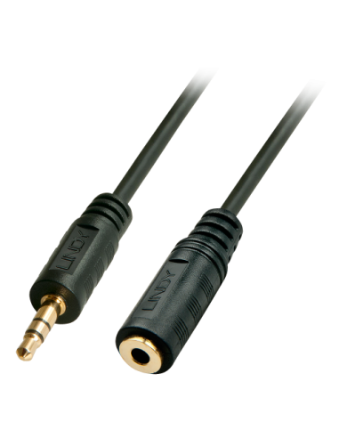 Lindy 35656 cable de audio 10 m 3,5mm Negro