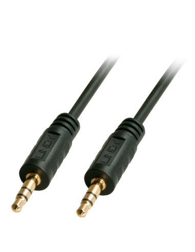 Lindy 35643 cable de audio 3 m 3,5mm Negro