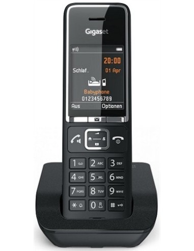 Gigaset COMFORT 550 Teléfono DECT Identificador de llamadas Negro