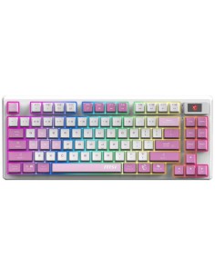 TECLADO MSI FORGE GK600 TKL W VIOLET ES