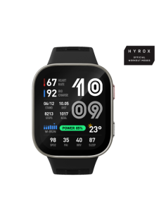Amazfit Bip Max 5,26 cm (2.07") AMOLED Digital 432 x 514 Pixeles Pantalla táctil Negro Wifi GPS (satélite)