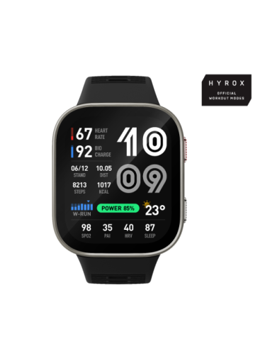 Amazfit Bip Max 5,26 cm (2.07") AMOLED Digital 432 x 514 Pixeles Pantalla táctil Negro Wifi GPS (satélite)