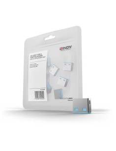Lindy 40462 bloqueador de puerto USB tipo A Azul Acrilonitrilo butadieno estireno (ABS) 10 pieza(s)