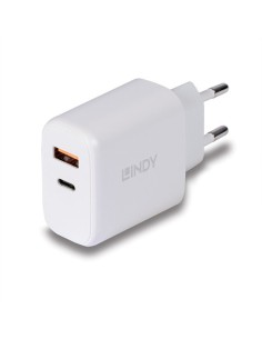 Lindy 73424 cargador de dispositivo móvil Universal Blanco Corriente alterna Carga rápida Interior
