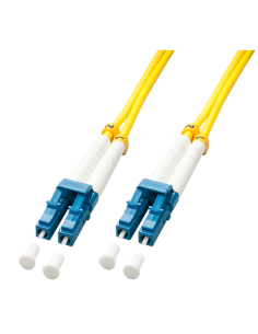 Lindy 47451 Cable de fibra óptica e InfiniBand 2 m LC Amarillo