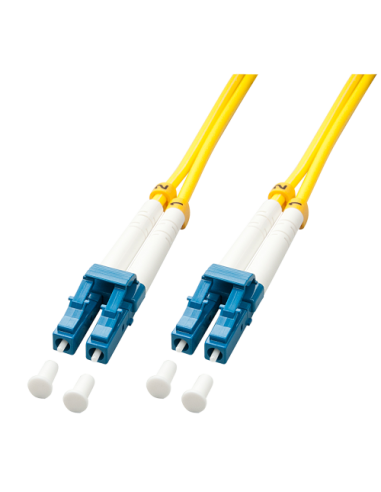 Lindy 47451 Cable de fibra óptica e InfiniBand 2 m LC Amarillo