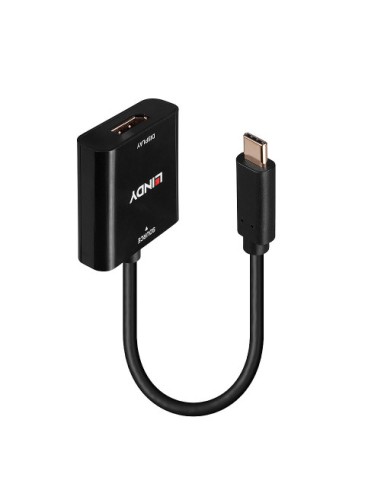 Lindy 43269 Adaptador gráfico USB 3840 x 2160 Pixeles Negro