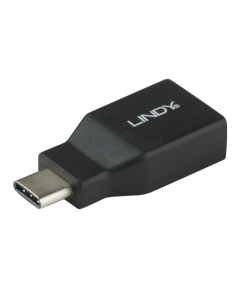 Lindy 41899 cambiador de género para cable USB 3.1-C USB 3.1-A Negro