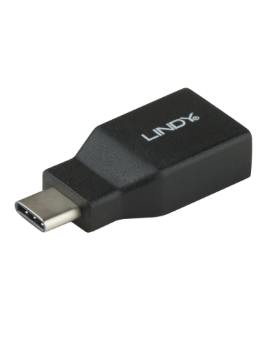 Lindy 41899 cambiador de género para cable USB 3.1-C USB 3.1-A Negro