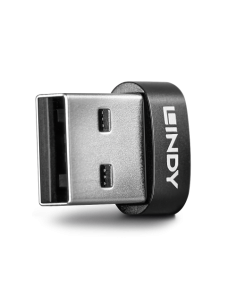 Lindy 41884 cambiador de género para cable USB Type-A USB Type-C Negro