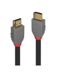 Lindy 36961 cable HDMI 0,5 m HDMI tipo A (Estándar) Negro, Gris
