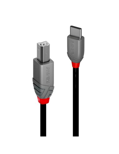 Lindy 36940 cable USB USB 2.0 0,5 m USB C USB B Negro