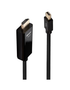Lindy 36926 adaptador de cable de vídeo 1 m HDMI tipo A (Estándar) Mini DisplayPort Negro