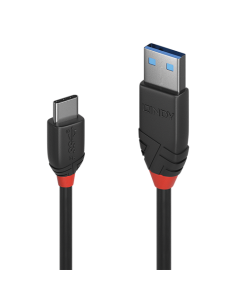 Lindy 36915 cable USB USB 3.2 Gen 1 (3.1 Gen 1) 0,5 m USB A USB C Negro