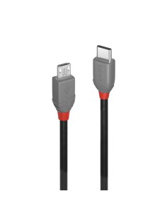 Lindy 36893 cable USB USB 2.0 3 m USB C Micro-USB B Negro