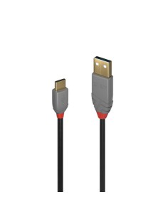 Lindy 36888 cable USB USB 2.0 3 m USB A USB C Negro, Gris