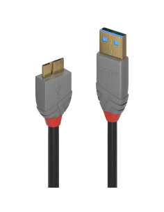 Lindy 36766 cable USB USB 3.2 Gen 1 (3.1 Gen 1) 1 m USB A Micro-USB B Negro