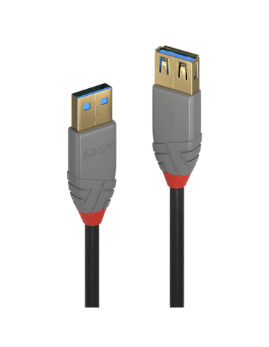 Lindy 36762 cable USB USB 3.2 Gen 1 (3.1 Gen 1) 2 m USB A Negro