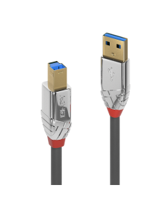 Lindy 36662 cable USB USB 3.2 Gen 1 (3.1 Gen 1) 2 m USB A USB B Gris