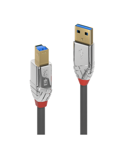 Lindy 36662 cable USB USB 3.2 Gen 1 (3.1 Gen 1) 2 m USB A USB B Gris