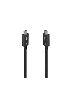 Lindy 31130 cable Thunderbolt 1 m 80 Gbit/s Negro