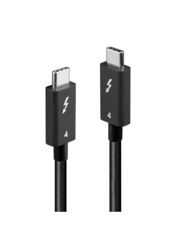 Lindy 31120 cable Thunderbolt 1 m 40 Gbit/s Negro