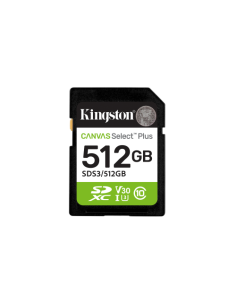 Kingston Technology 512 GB SDXC Canvas Select Plus Gen3 150 MB/s C10 UHS-I U3 V30
