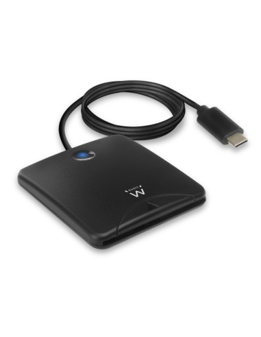 EWENT LECTOR DE DNI ELECTRONICO Y TARJETAS INTELIGENTES USB-C