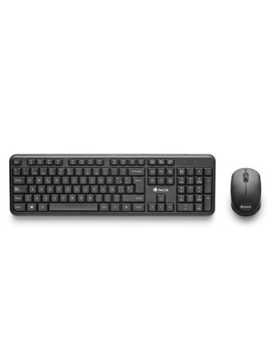 NGS HARMONY KIT (QUERTY, ES) teclado Ratón incluido Universal RF inalámbrico QWERTY Español Negro