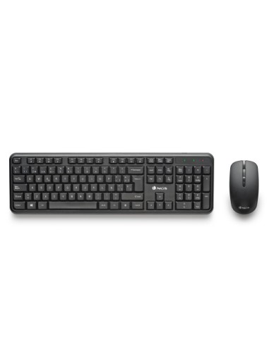 NGS SERENITY KIT (QUERTY, ES) teclado Ratón incluido Universal RF inalámbrico QWERTY Español Negro