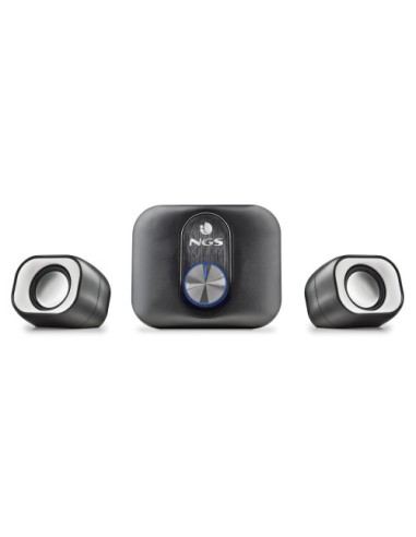NGS COMET 2.1 conjunto de altavoces 11 W Universal Negro, Blanco 2.1 canales De 2 vías 3 W