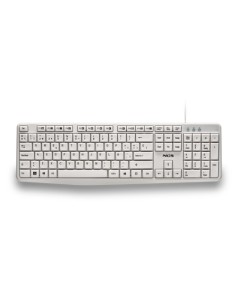 NGS HERITAGE teclado Universal USB QWERTY Español Blanco