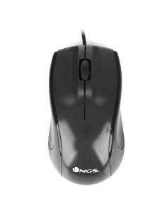 NGS Black Mist ratón Oficina mano derecha USB tipo A Óptico 800 DPI