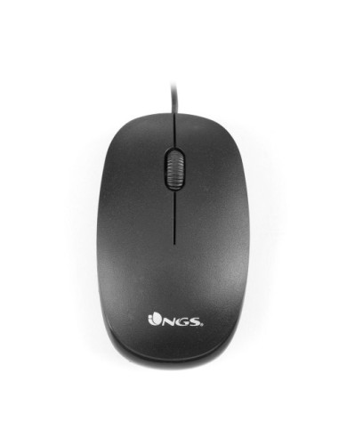 NGS Flame ratón Oficina mano derecha USB tipo A Óptico 1000 DPI